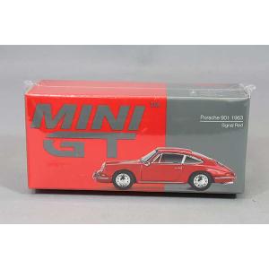 ミニカー PORSCHE 901 1963 Amazon | MINI GT 1/64 ポルシェ 901 1963 シグナルレッド (左ハンドル