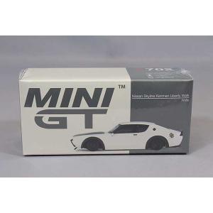 TSM ミニGT 1/64 日産 スカイライン ケンメリ リバティーウォーク ホワイト 右ハンドル