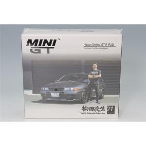 TSM ミニGT 1/64 日産 スカイライン GT-R R32 ニスモ ガンメタル 松田次生コレク...