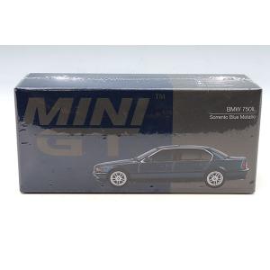 TSM ミニGT 1/64 BMW 750IL ソレントブルーメタリック 右ハンドル