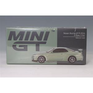 TSM ミニGT 1/64 日産 スカイライン GT-R R34 V-specII ニュル ミレニア...