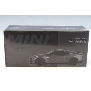TSM ミニGT 1/64 日産 GT-R ニスモ 2013 R35 CRS Ver. ダークメタリ...