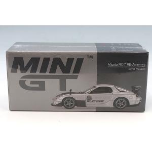 TSM ミニGT 1/64 マツダ RX-7 RE雨宮 シルバーメタリック 右ハンドル