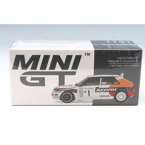 TSM ミニGT 1/64 ランチア デルタ HF インテグラーレ エボルツィオーネ 1993 モンテカルロラリー #1