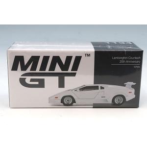 TSM ミニGT 1/64 ランボルギーニ カウンタック 25th アニバーサリー ホワイト 左ハン...