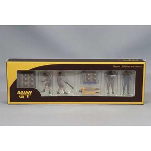 TSM ミニGT 1/64 フィギュア UPS ドライバー&amp;ワーカーズ