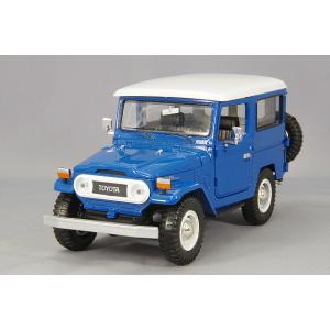 ミニカー/完成品 モーターマックス 1/24 トヨタ FJ40 ブルー｜kidbox