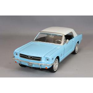ミニカー/完成品 モーターマックス 1/24 1/2 フォード マスタング ホワイト/ライトブルー ...