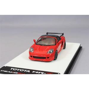 PEAKO 1/64 トヨタ MR-S 1999 レッド/カーボンルーフ