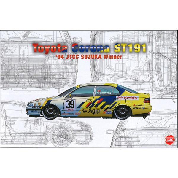 nunu x プラッツ プラモデル 1/24 トヨタ コロナ ST191 1994 JTCC インタ...