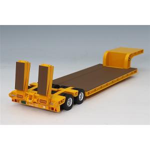 プラッツ/ケンクラフト 1/50 16輪 中低床重量物運搬用トレーラー 自動あゆみ付 イエロー