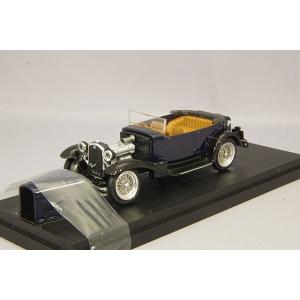 ミニカー/完成品 RIO 1/43 アルファロメオ 1750 トルペード 1930 ブルー/ブラック