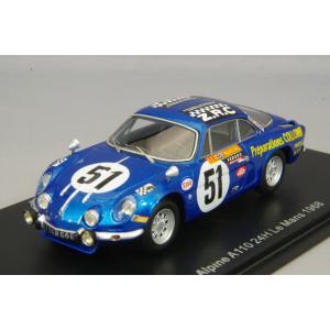 ミニカー/完成品 スパーク 1/43 アルピーヌ A110 #51 ルマン24H 1968 B.Collomb / F.Lacarreau｜kidbox