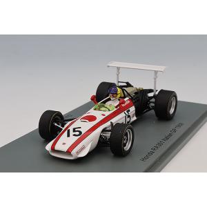 スパーク 1/43 ホンダ RA301 F1 1968 イタリアGP #15 D.ホッブス