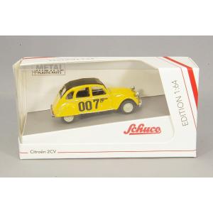 ミニカー/完成品 シュコー 1/64 シトロエン 2CV "007" イエロー｜kidbox