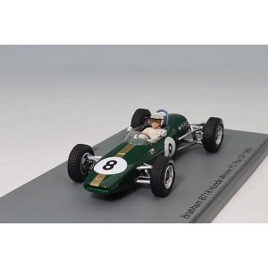 スパーク 1/43 ブラバム BT18 ホンダ F2 1966 ポーGP ウィナー #8 J.ブラバ...