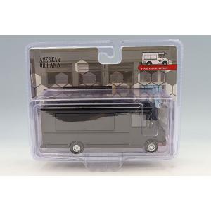 アメリカンジオラマ 1/64 フードトラック ザ・ブラックトラック