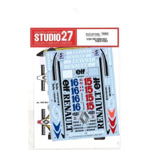 STUDIO27 デカール タミヤ 1/20対応 RE30B/30C 1982/1983 F1