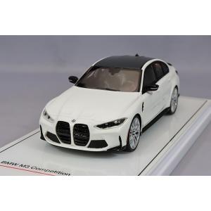 ミニカー/完成品 トゥルースケール 1/43 BMW M3 コンペティション G80 アルピンホワイト