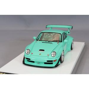 【新品同様】メイクアップ 1/43 ポルシェ964 カレラRS CS 緑 新品同様】メイクアップ 1/43 ポルシェ964 カレラRS CS 緑