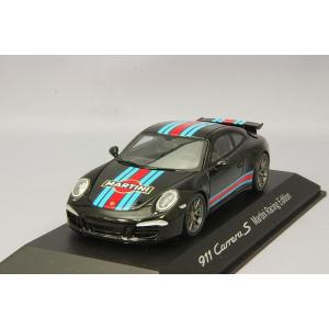 ミニカー/完成品 ポルシェ特注 スパーク製 1/43 ポルシェ 911 991 カレラ S マルティニ レーシング エディション ブラック｜kidbox