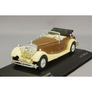 ミニカー/完成品 Whitebox 1/43 メルセデスベンツ SS 1933 ベージュ/ブラウン