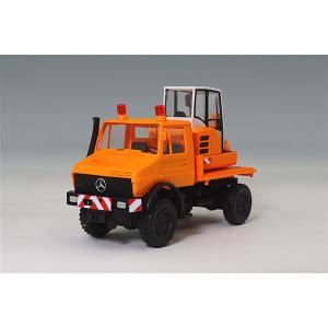 ヴィーキング 1/87 ウニモグ 掘削機付 ミネセパルオレンジ 1975-93