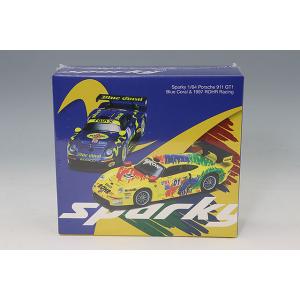 sparky x Tiny 1/64 ポルシェ 911 GT1 Blue Coral &amp; 1997 ...
