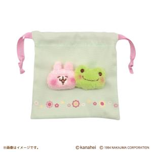 刺繍エコバッグ ピスケとうさぎ カナヘイ トキメキゆるっと