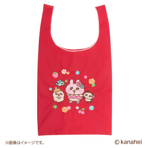 刺繍エコバッグ　ピスケとうさぎ　カナヘイ　トキメキゆるっと