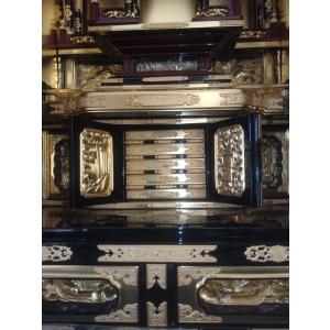 金仏壇 新潟型 50代 胴長 (上)箔仕上 低台の詳細画像5