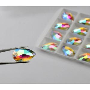 しずく型 ガラスビジュー オーロラ 装飾用 高...の詳細画像3