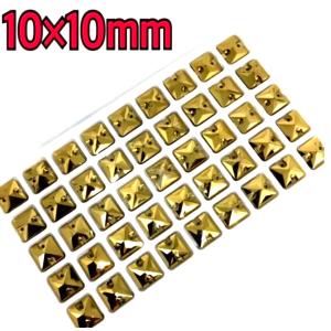 10×10mm 正方型 装飾ビーズ 装飾用 高...の詳細画像1