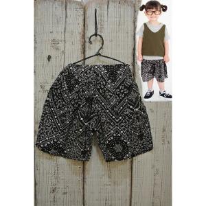 HOWDY DOODY'S ハウディドゥーディーズ　バンダナパッチプリントのレーヨンスカーチョ 子供服 セール キャリー春夏