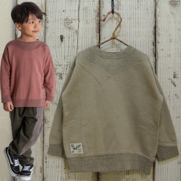 Make Your Day　メイクユアデイ　リブゴムヨーク切替トレーナー　ベビー キッズ 子供服 セ...
