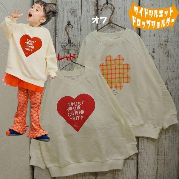 p.premier プルミエ　グラフィックプリントトレーナー 子供服 セール 25秋冬