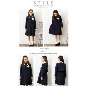 入学式 子供服 女 服 ワンピース 110 1...の詳細画像3