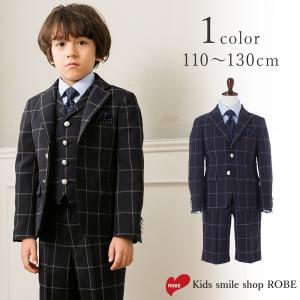 入学式 子供服 男 スーツ 男の子 小学校 フォーマル ボーイズスーツ 110 120 130cm ブラックフォーマル