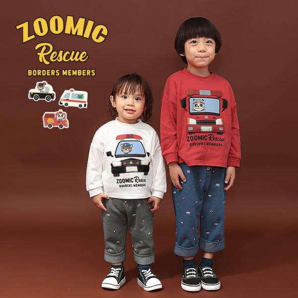 ZOOMIC 長袖 Tシャツ 80cm 90cm 95cm 100cm 110cm 120cm 働く...