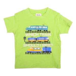 電車 働く車 半袖 Tシャツ 80cm 90c...の詳細画像2