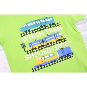 電車 働く車 半袖 Tシャツ 80cm 90c...の詳細画像3
