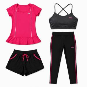 ◆FILA レディース 水着 4点セット 半袖...の詳細画像2