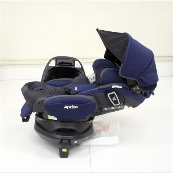 送料無料 フラディアグロウISOFIX 360°セーフティープレミアムAB ネイビーミッドナイト R...
