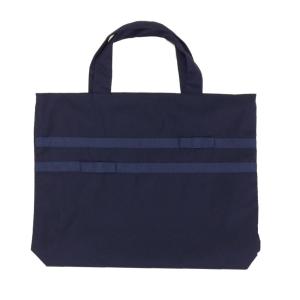 レッスンバッグ 紺ナイロン チロリアンテープ3おけいこバッグ 日本製