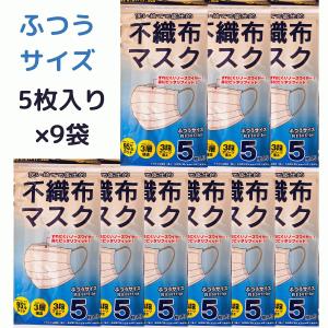 不織布マスク マスク 5枚袋入り×5＝25枚 3層マスク : Treasure Town