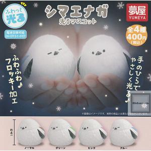 ふくふく シマエナガ もこもこ 刺繍 ポーチ 全4種+ディスプレイ台紙