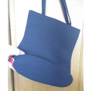 チャイナ服風バッグ ブラック サイズ:30x2...の詳細画像3