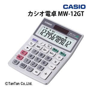 卓上電卓 傾斜表示 時間計算 千万単位シリーズ 12桁 グリーン購入法