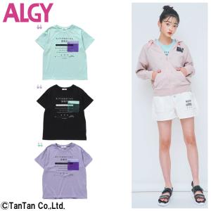 40％OFFセール Tシャツ ALGY アルジー 半袖 イヤリング付き 女の子 子供服 夏 半袖Tシャツ K 2202 C