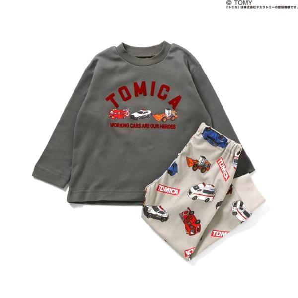 パジャマ TOMICA トミカ コラボ 長袖 男の子 キッズ 子供用 80-140cm ampers...